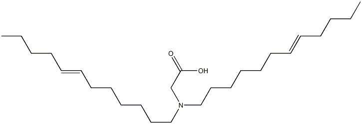 N,N-Di(7-dodecenyl)glycine Struktur