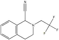 1-Cyano-2-(2,2,2-trifluoroethyl)-1,2,3,4-tetrahydroisoquinoline Struktur