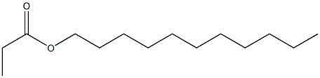 Propionic acid undecyl ester Struktur