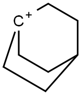 Bicyclo[2.2.2]octane-1-ylium Struktur