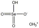 Oxonium hydrogenselenate Struktur