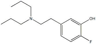 2-Fluoro-5-[2-(dipropylamino)ethyl]phenol Struktur