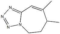 6,7-Dihydro-5,6-dimethyl-8H-1,2,3,8a-tetraazaazulene Struktur