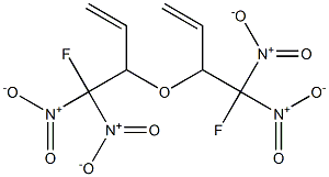 Ethenyl(2-fluoro-2,2-dinitroethyl) ether Struktur