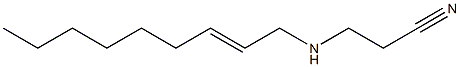 3-(2-Nonenylamino)propiononitrile Struktur