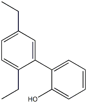 2-(2,5-Diethylphenyl)phenol Struktur