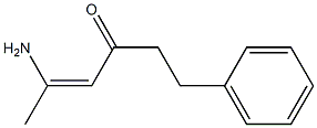 (Z)-5-Amino-1-phenyl-4-hexen-3-one Struktur