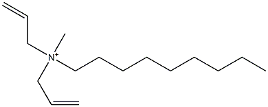 Di(2-propenyl)(methyl)(nonyl)aminium Struktur