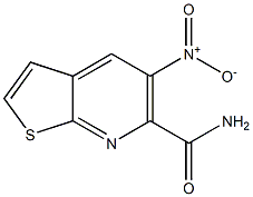 5-Nitrothieno[2,3-b]pyridine-6-carboxamide Struktur