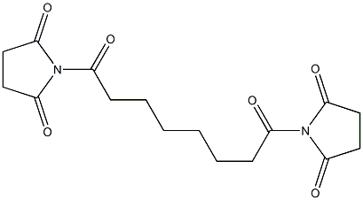 N,N'-(Hexamethylenebiscarbonyl)bissuccinimide Struktur