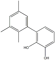 3-(2,3,5-Trimethylphenyl)benzene-1,2-diol Struktur