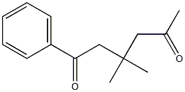 1-Phenyl-3,3-dimethylhexane-1,5-dione Struktur