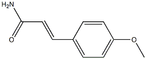 4-Methoxy-trans-cinnamamide Struktur