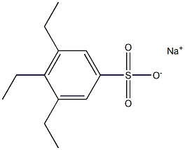 3,4,5-Triethylbenzenesulfonic acid sodium salt Struktur