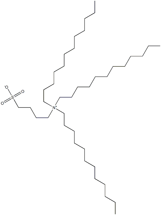 N,N-Didodecyl-N-(4-sulfonatobutyl)-1-dodecanaminium Struktur