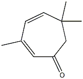 3,6,6-Trimethyl-2,4-cycloheptadien-1-one Struktur