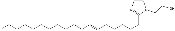 2-(6-Octadecenyl)-2-imidazoline-1-ethanol Struktur