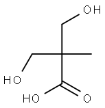 Bismethylolpropionic acid Struktur