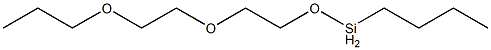 Butyl[2-(2-propoxyethoxy)ethoxy]silane Struktur