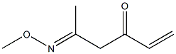 5-Methoxyimino-1-hexen-3-one Struktur