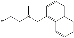 N-(2-Fluoroethyl)-N-methyl-1-naphthalenemethanamine Struktur