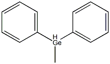 Methyldiphenylgermane Struktur