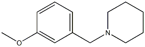 1-(3-Methoxybenzyl)piperidine Struktur