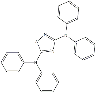 3,5-Bis(diphenylamino)-1,2,4-thiadiazole Struktur