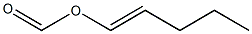 Formic acid 1-pentenyl ester Struktur