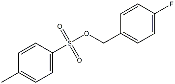 4-Methylbenzenesulfonic acid 4-fluorobenzyl ester Struktur