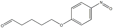 5-(4-Nitrosophenoxy)pentanal Struktur