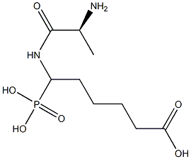 6-(L-Alanylamino)-6-phosphonohexanoic acid Struktur