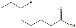 6-Fluorooctanoic acid Struktur