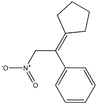 (2-Nitro-1-phenylethylidene)cyclopentane Struktur