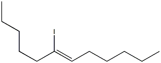 (Z)-1-Iodo-1-pentyl-1-heptene Struktur