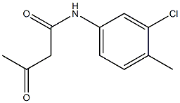 3'-Chloro-4'-methylacetoacetanilide Struktur