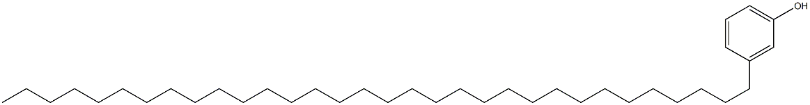 3-(Dotriacontan-1-yl)phenol Struktur