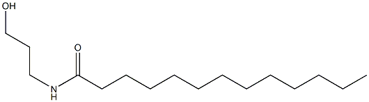 N-(3-Hydroxypropyl)tridecanamide Struktur