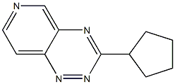 3-Cyclopentylpyrido[3,4-e]-1,2,4-triazine Struktur