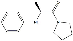 1-[N-(Phenyl)alanyl]pyrrolidine Struktur