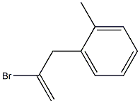 1-(2-Bromoallyl)-2-methylbenzene Struktur