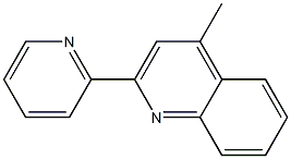 2-(2-Pyridinyl)-4-methylquinoline Struktur