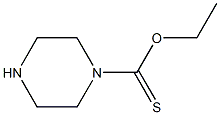 Piperazine-1-thiocarboxylic acid O-ethyl ester Struktur