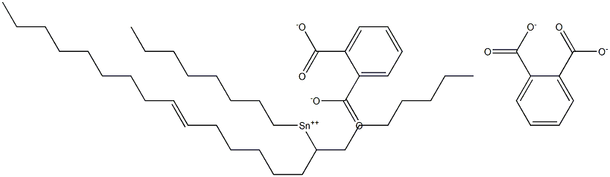 Bis[phthalic acid 1-(6-pentadecenyl)]dioctyltin(IV) salt Struktur