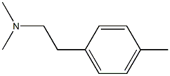 2-(4-Methylphenyl)-N,N-dimethylethanamine Struktur