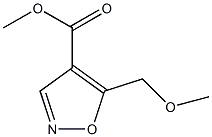 5-(Methoxymethyl)isoxazole-4-carboxylic acid methyl ester Struktur