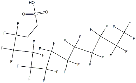 3,3,4,4,5,5,6,6,7,7,8,8,9,9,10,10,11,11,12,12,13,13,14,14,14-Pentacosafluoro-1-tetradecanesulfonic acid Struktur