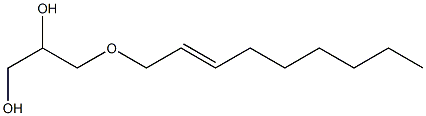 3-(2-Nonenyloxy)-1,2-propanediol Struktur