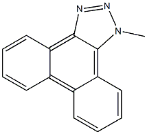 1-Methyl-1H-phenanthro[9,10-d]triazole Struktur