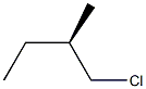 [R,(-)]-1-Chloro-2-methylbutane Struktur